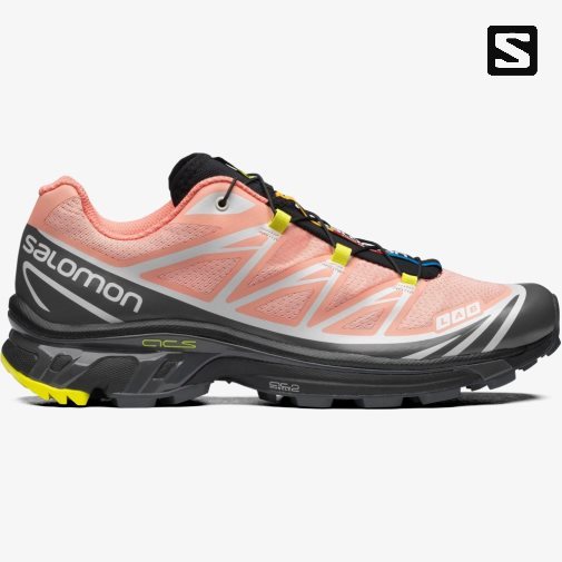 Coral / Black Salomon Xt-6 Men's Sneakers | PH 02395M